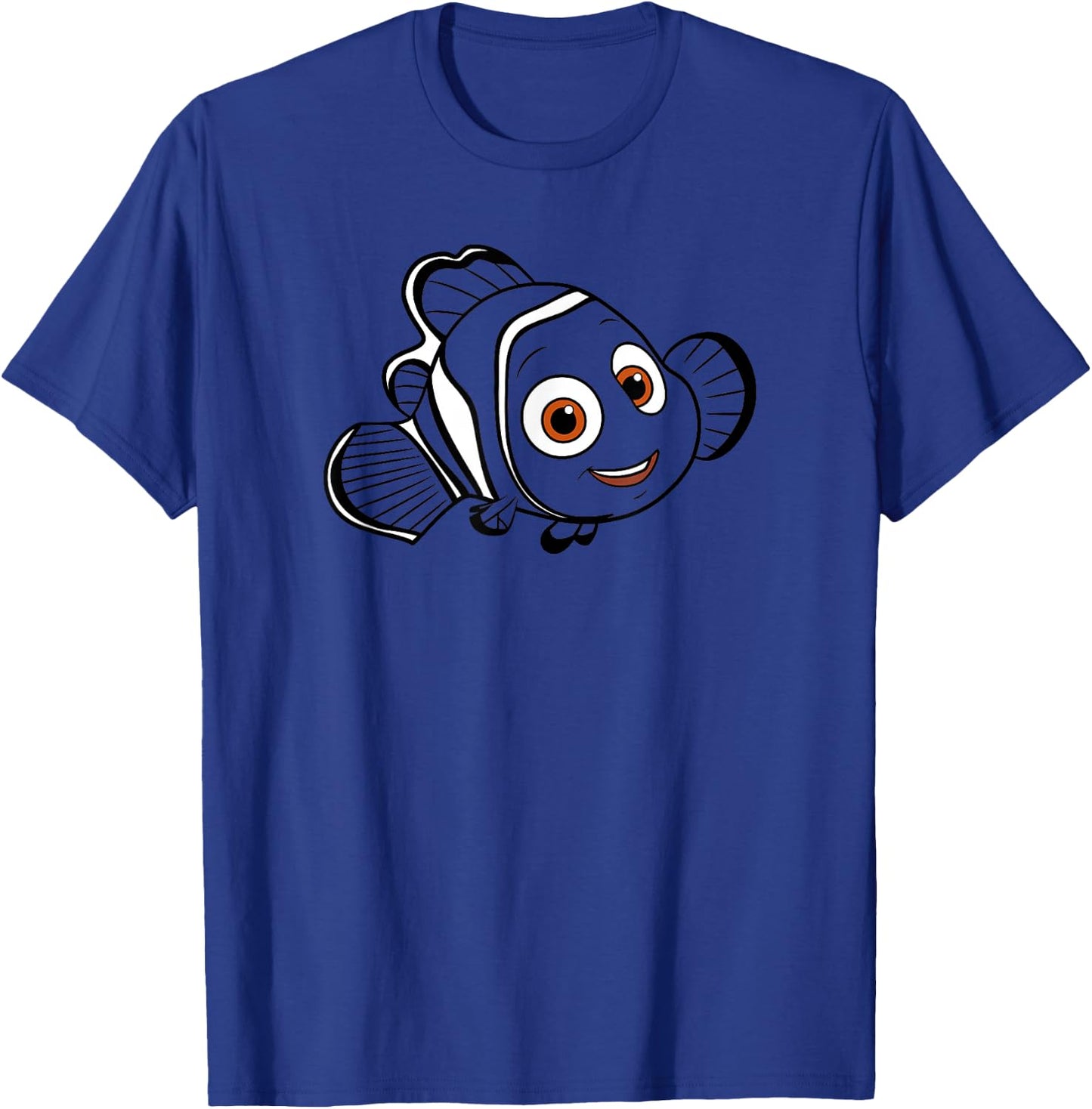 Disney Pixar Finding Dory Transparent Nemo Big Face Wave T-Shirt - T-Shirt | Royal