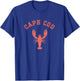 Cape Cod Lobster , Small, Black T-Shirt - T-Shirt | Royal