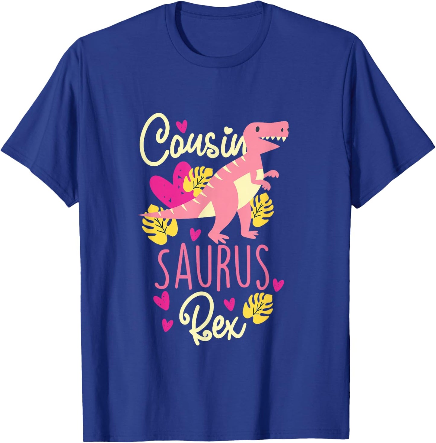 Cousin Saurus Rex Dinosaur Kids T-Shirt - T-Shirt | Royal