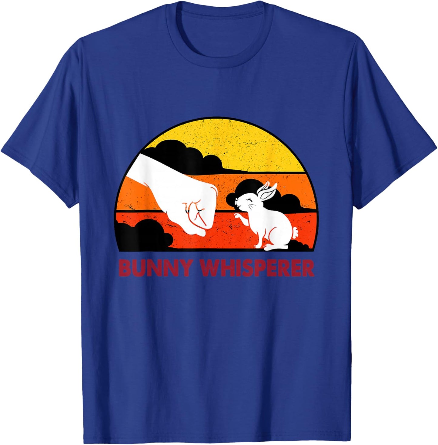 Hasenflüsterer Rabbit Dad Father Rabbit Whisperer T-Shirt - T-Shirt | Royal