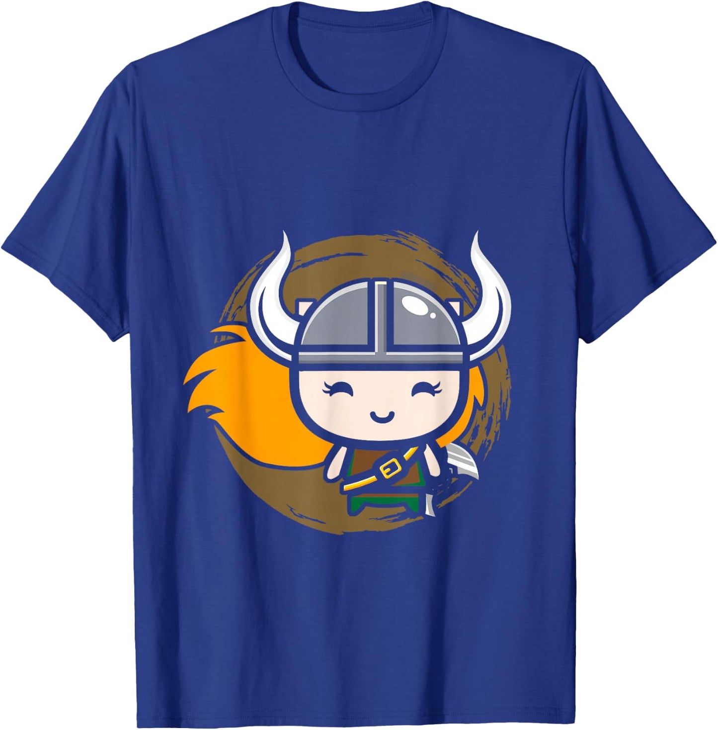 Cute Little Viking Girl T-Shirt - T-Shirt | Royal