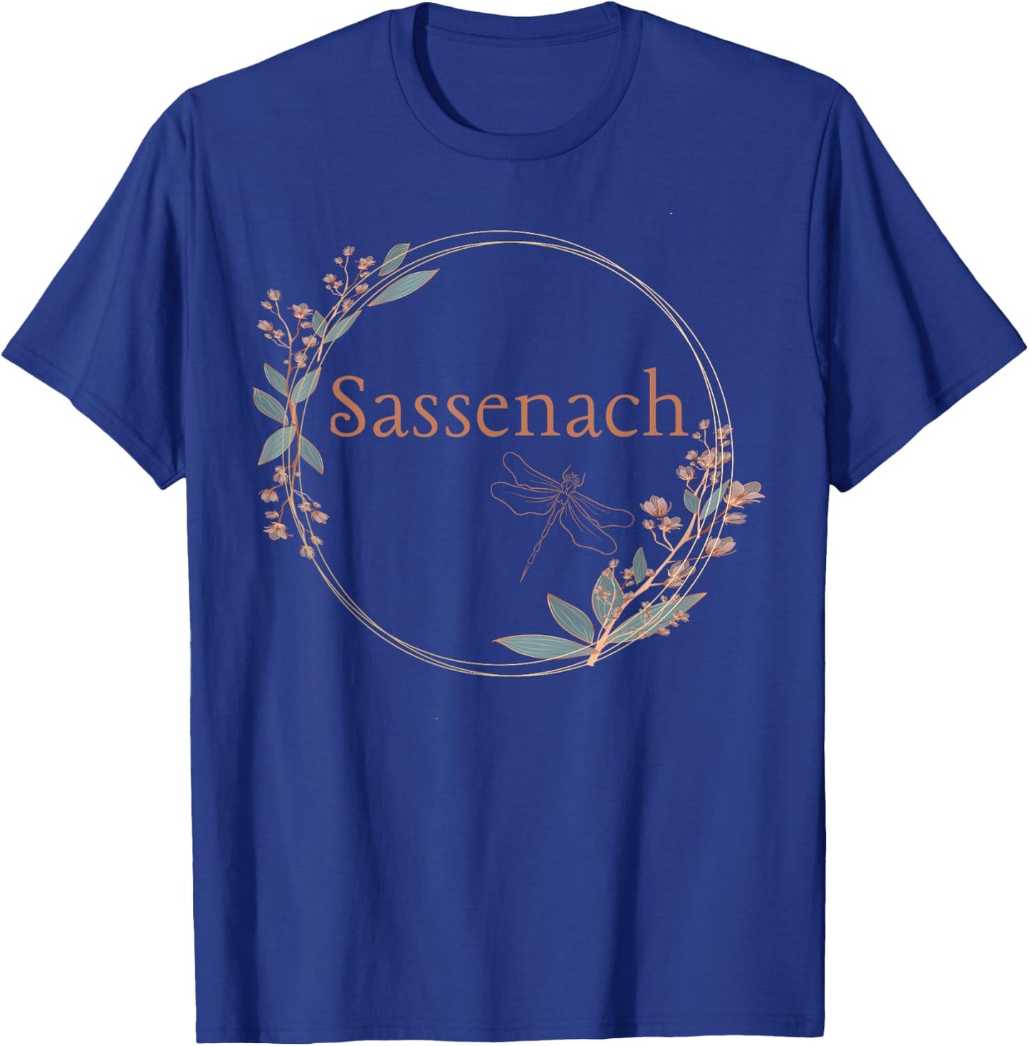 Sassenach Dragonfly Bohemian Wreath T-Shirt - T-Shirt | Royal