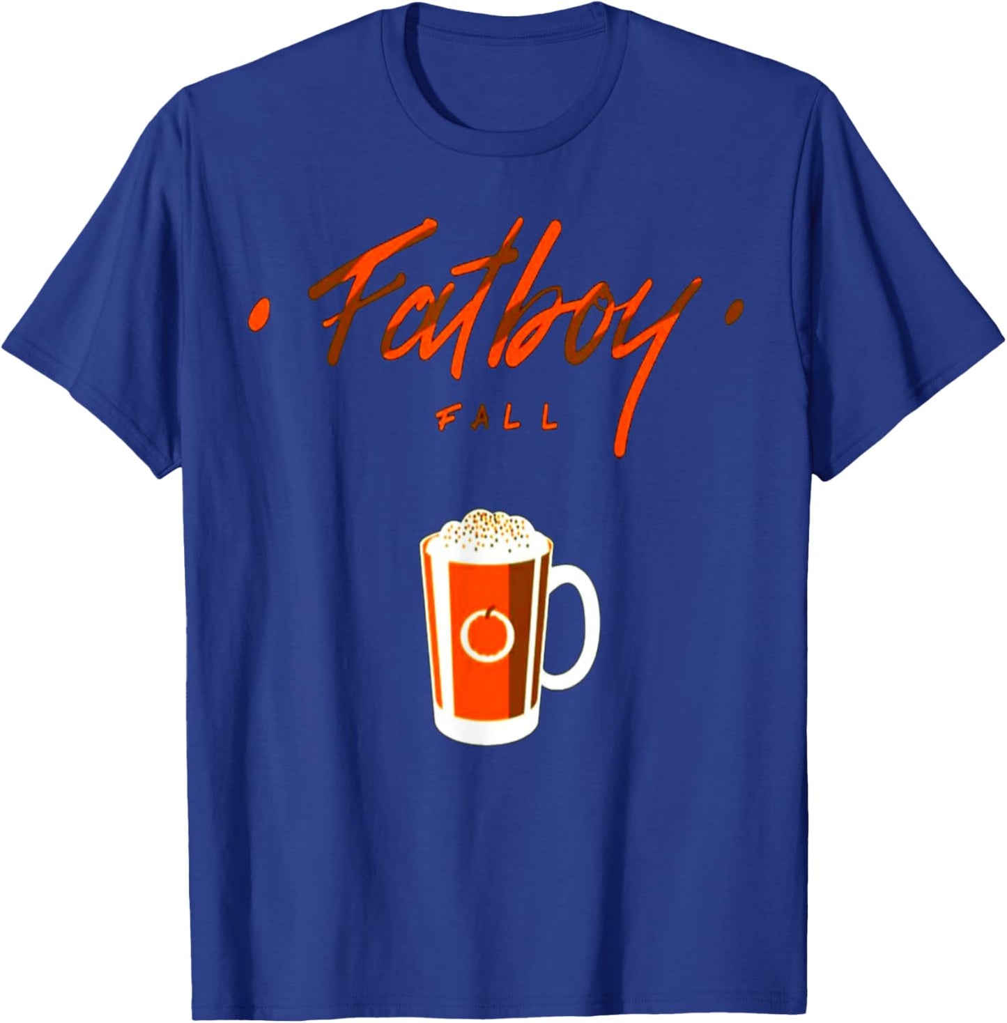 Fatboy Fall Gym Weightlifting Bodybuilding Fitness Workout T-Shirt - T-Shirt | Royal