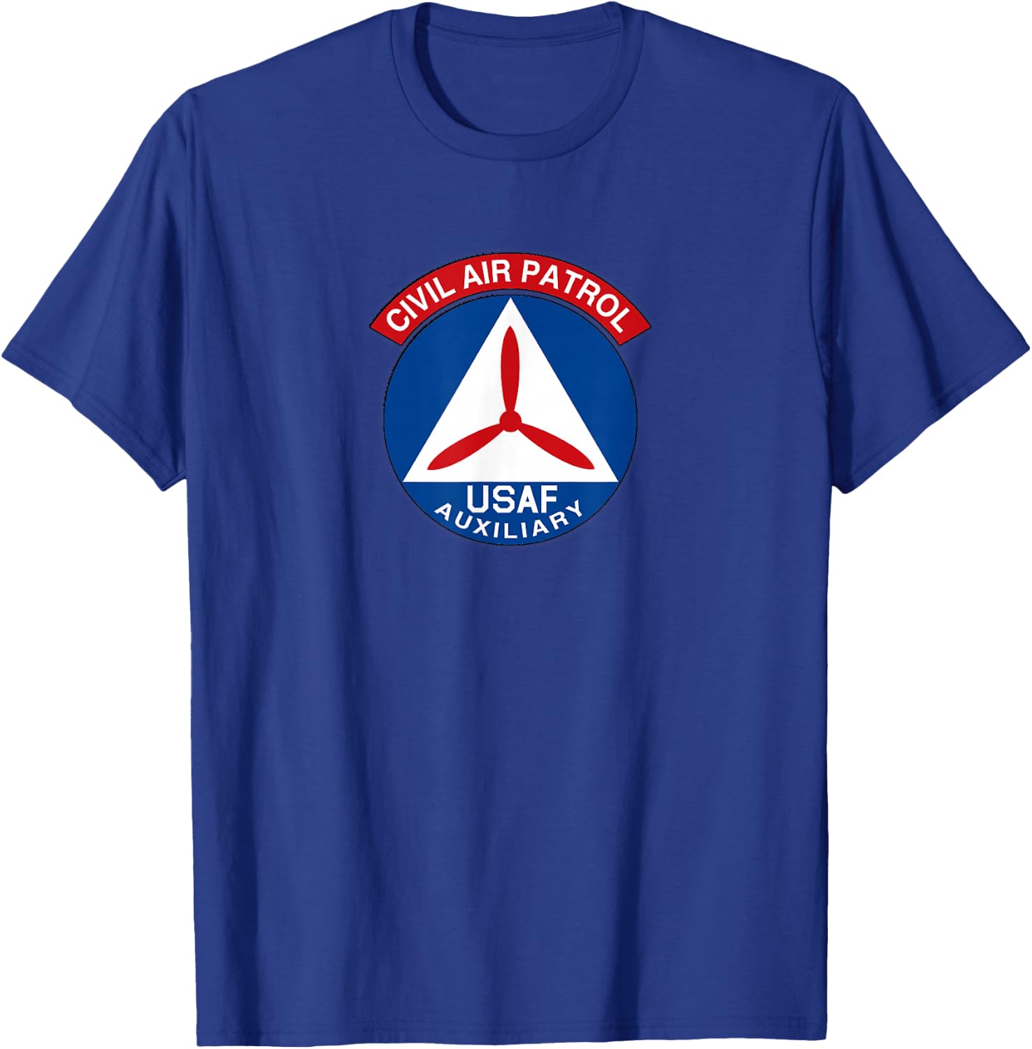 Best Civil Air Patrol Gifts Patch Air Force Auxiliary USAF T-Shirt - T-Shirt | Royal
