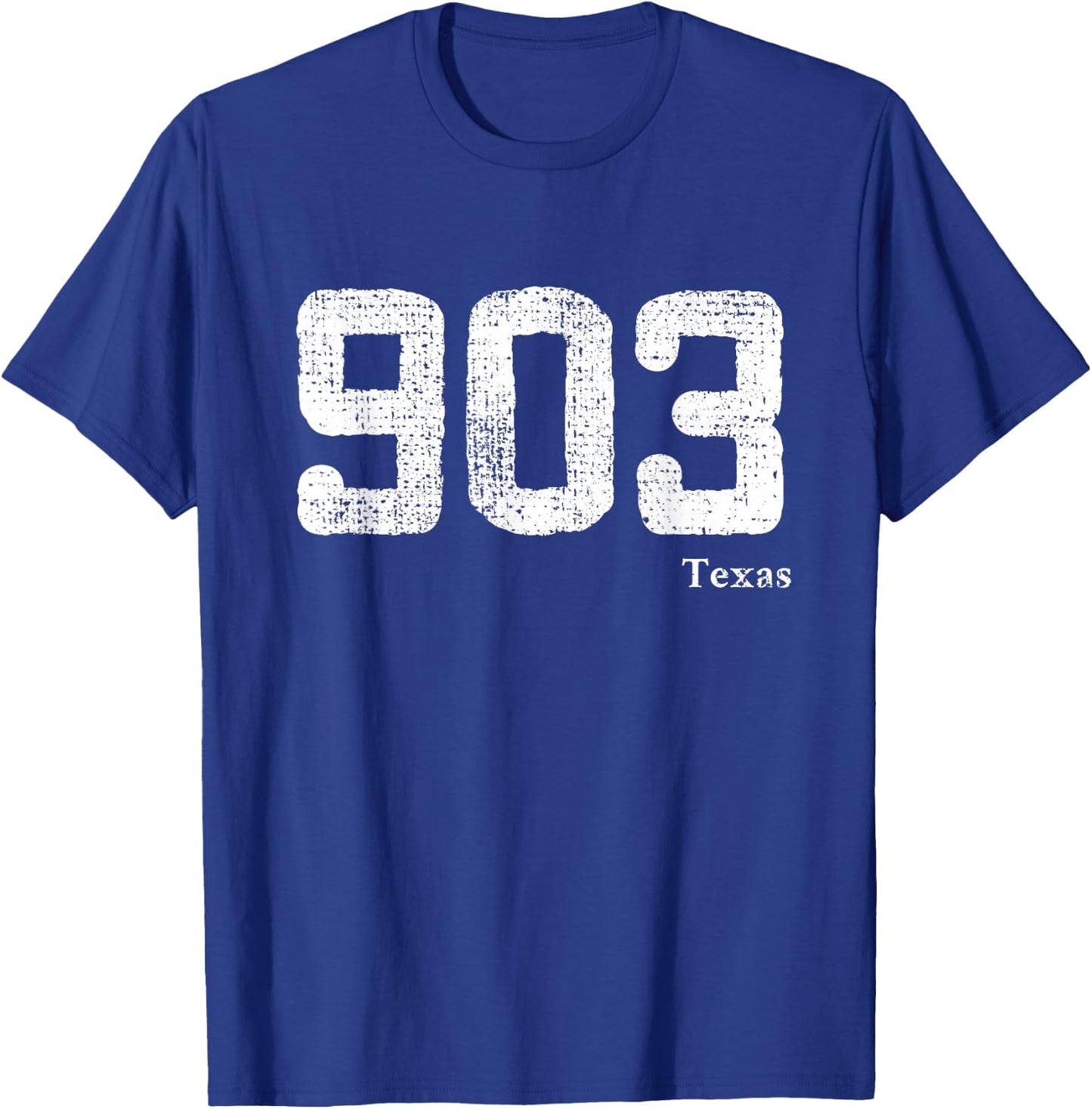 903 Area Code Texas T-Shirt - T-Shirt | Royal