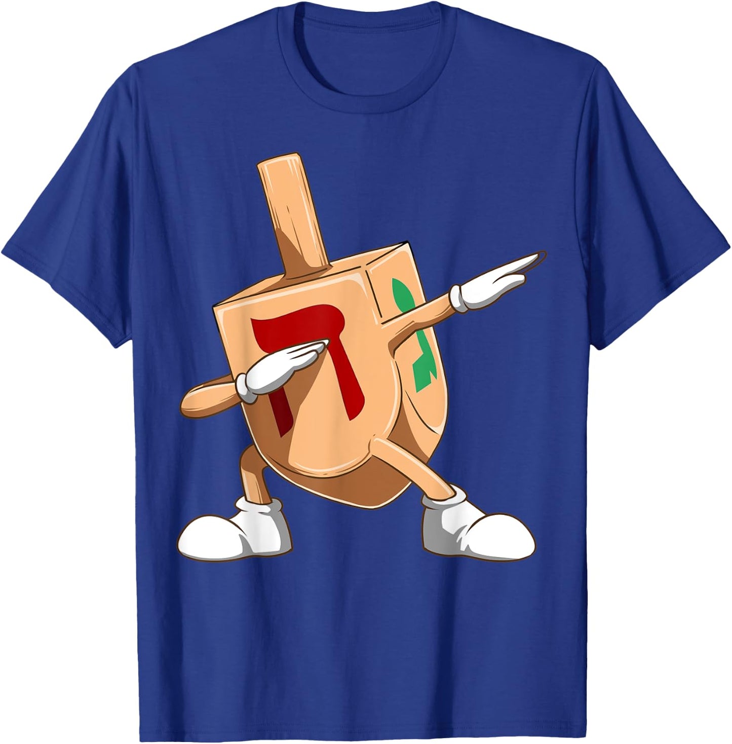 Dabbing Dreidel Funny Dreidel Jewish Hanukkah T-Shirt - T-Shirt | Royal