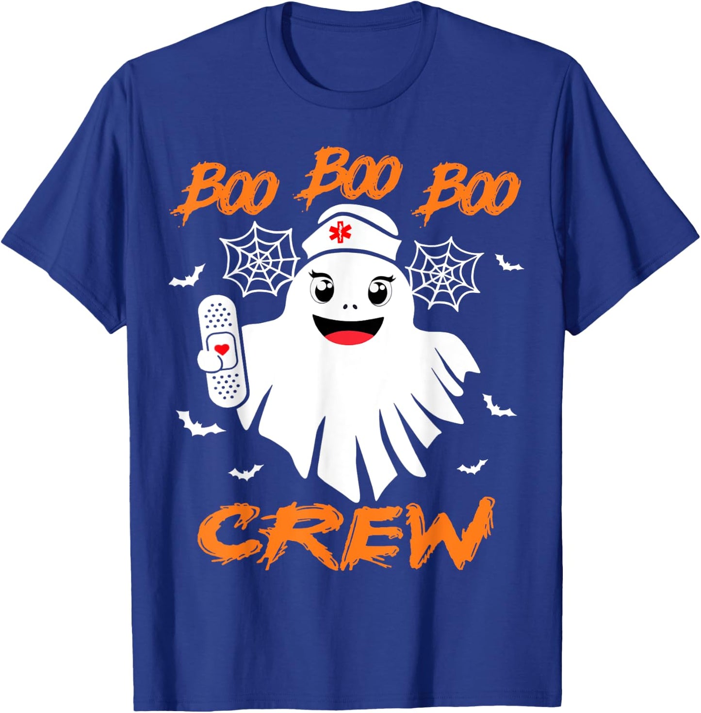 Boo Boo Crew Nurse Halloween Nurse T-Shirt - T-Shirt | Royal
