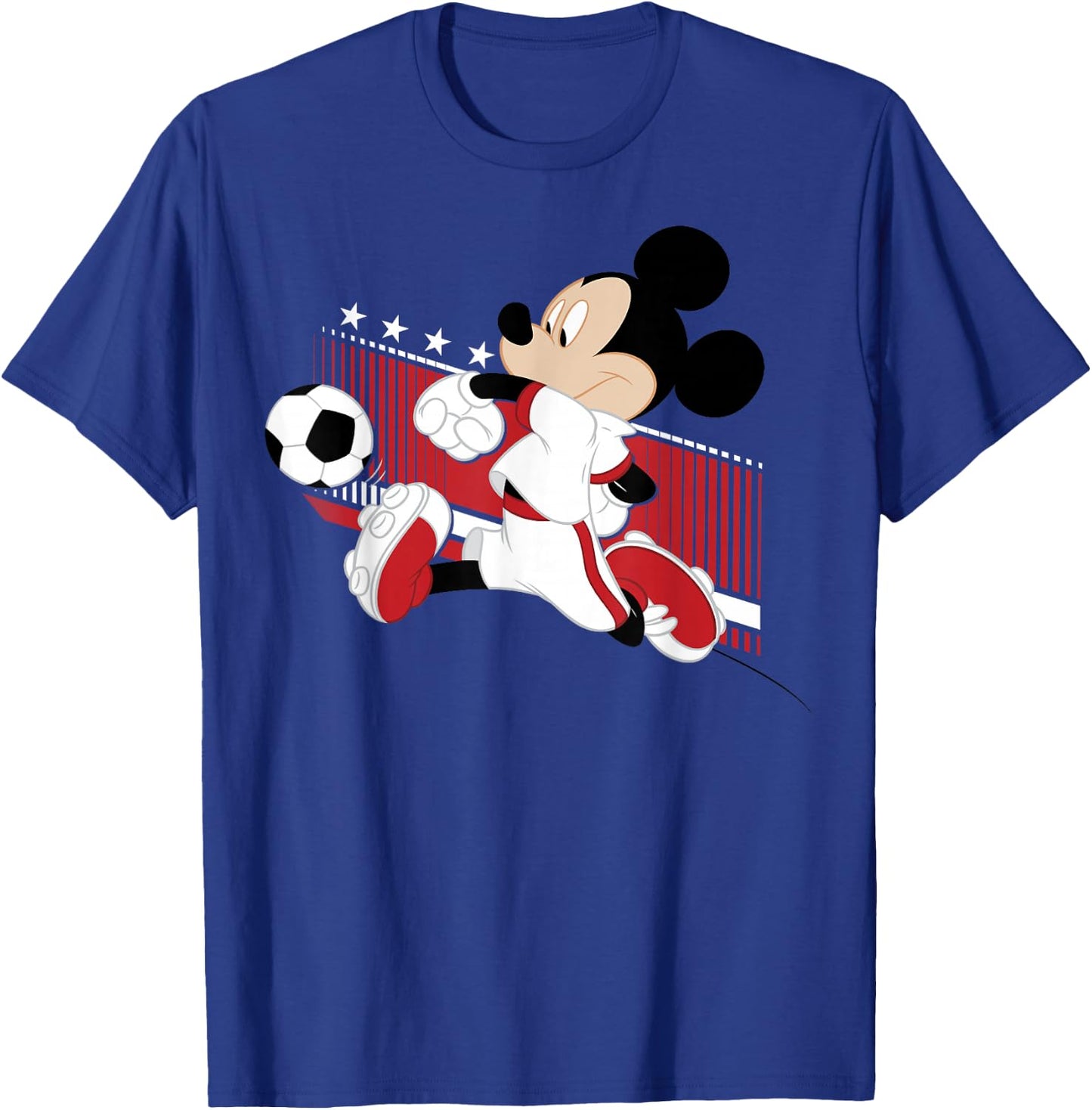 Disney Mickey And Friends Mickey Mouse England Soccer T-Shirt - T-Shirt | Royal
