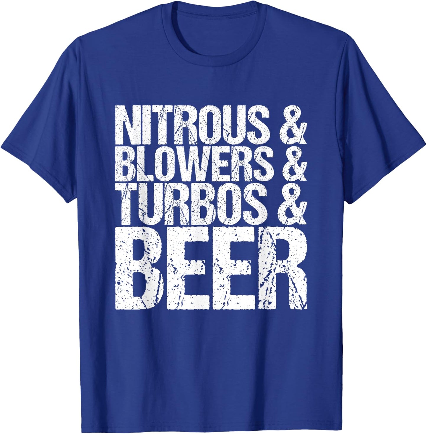 Nitrogen Blower Turbos Beer T-Shirt - T-Shirt | Royal