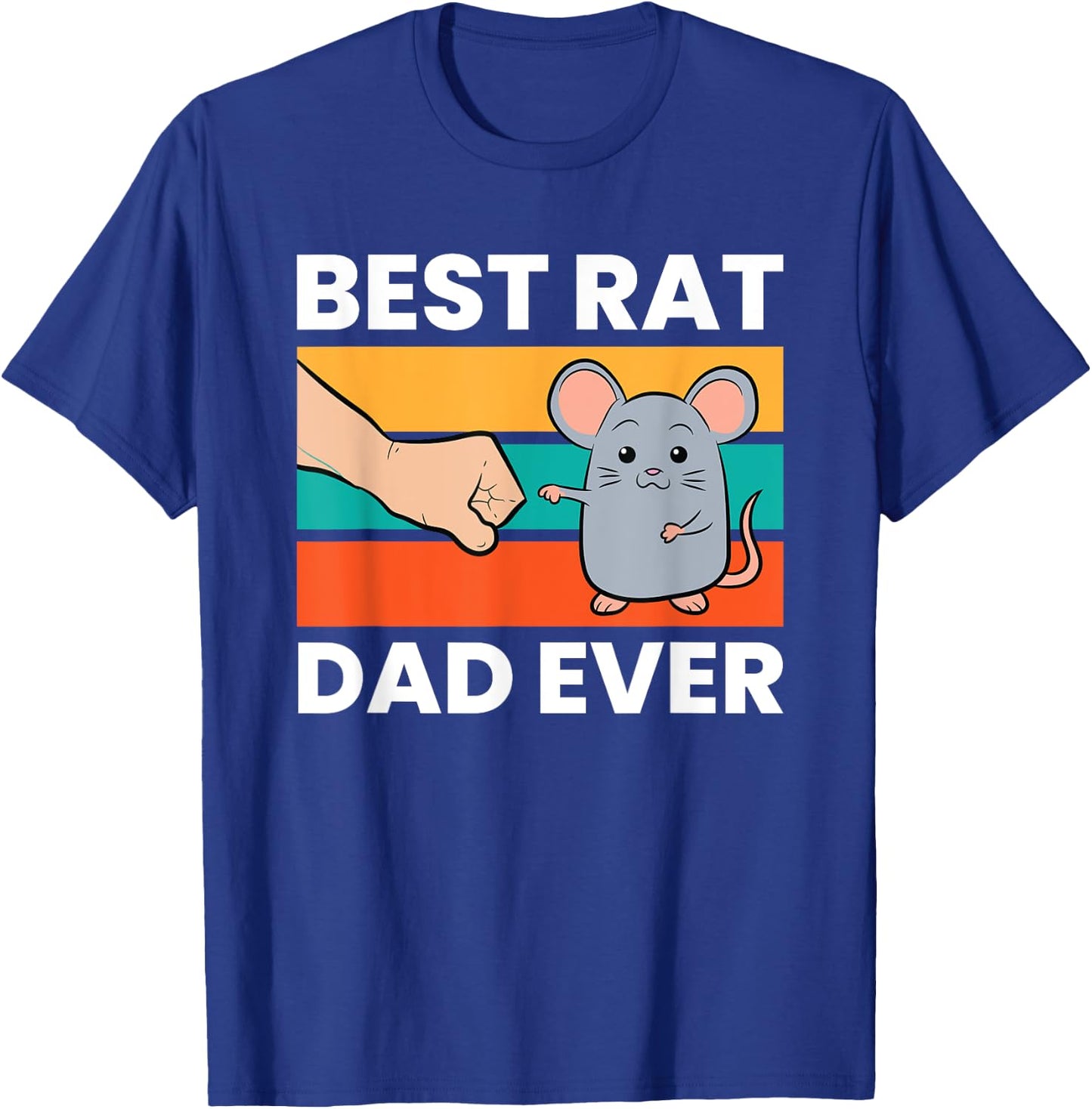 Love Rats Best Rat Dad Ever T-Shirt - T-Shirt | Royal