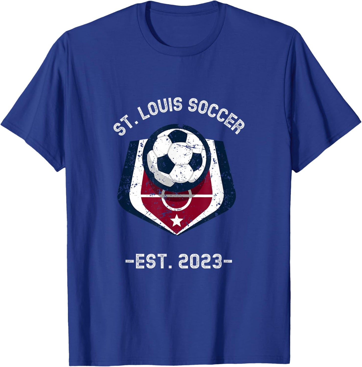 St. Louis Soccer/Football 2023 Small T-Shirt - T-Shirt | Royal
