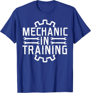 Diesel Aircraft Car Mechanic In Training T-Shirt - T-Shirt | Royal