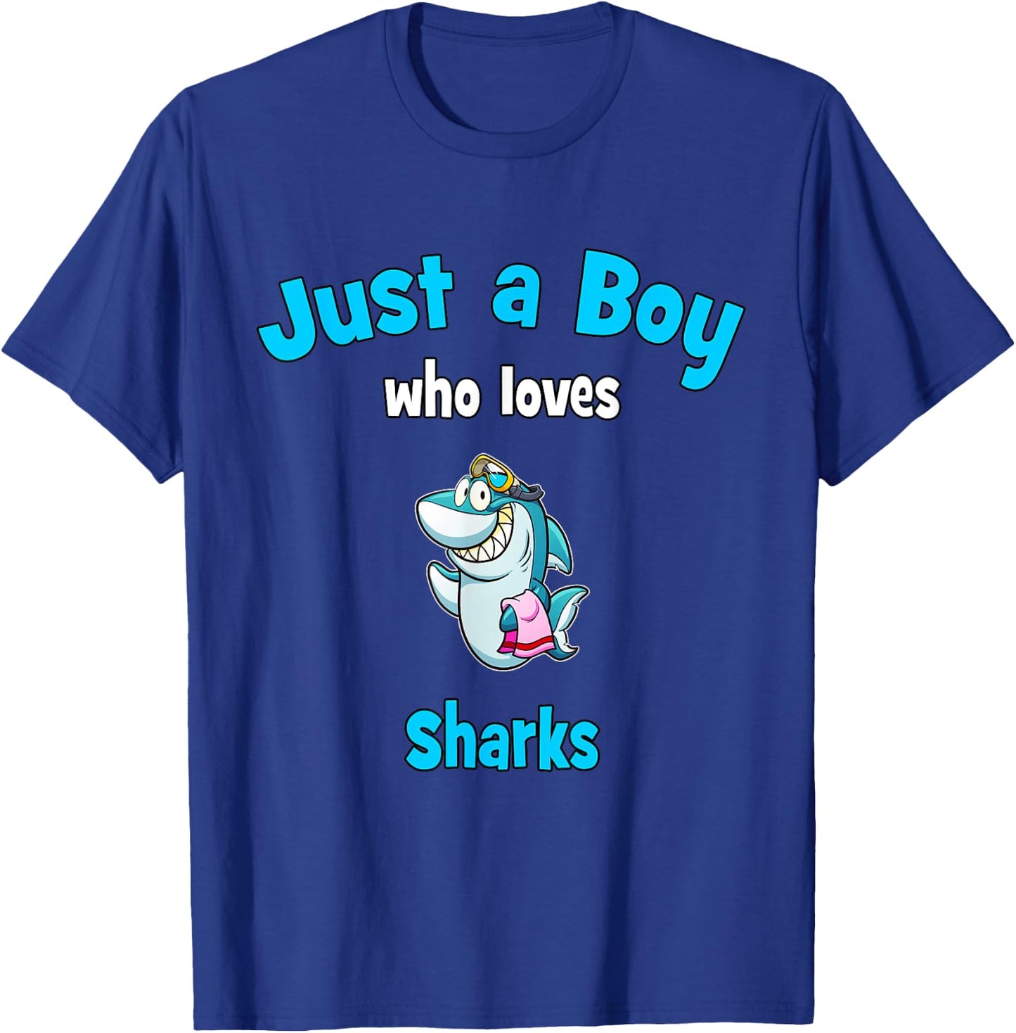 Shark for Boys | Kids Shark T-Shirt - T-Shirt | Royal