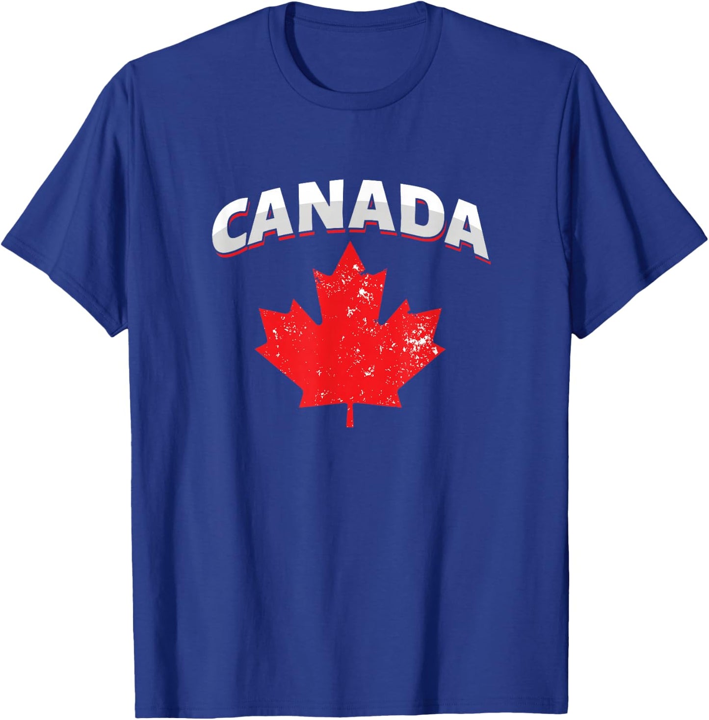 Toronto Patriotic Canadian Canada Red Maple Leaf T-Shirt - T-Shirt | Royal