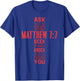 Matthew 7:7 Bible Verse Biblical And Spiritual T-Shirt - T-Shirt | Royal