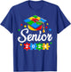 Senior Autism Graduate 2024 Autism Graduation Senior 2024 T-Shirt - T-Shirt | Royal