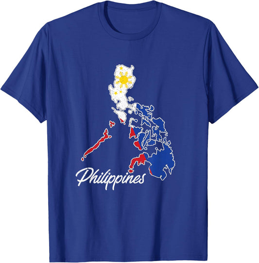 Philippine Flag Islands of Felipe Filipino Philippines T-Shirt - T-Shirt | Royal