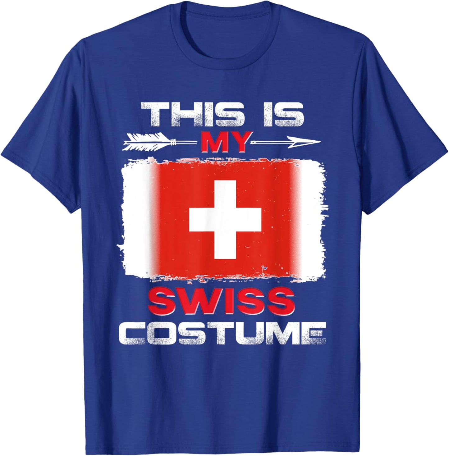 This Is My Swiss Costume Switzerland T-Shirt - T-Shirt | Royal