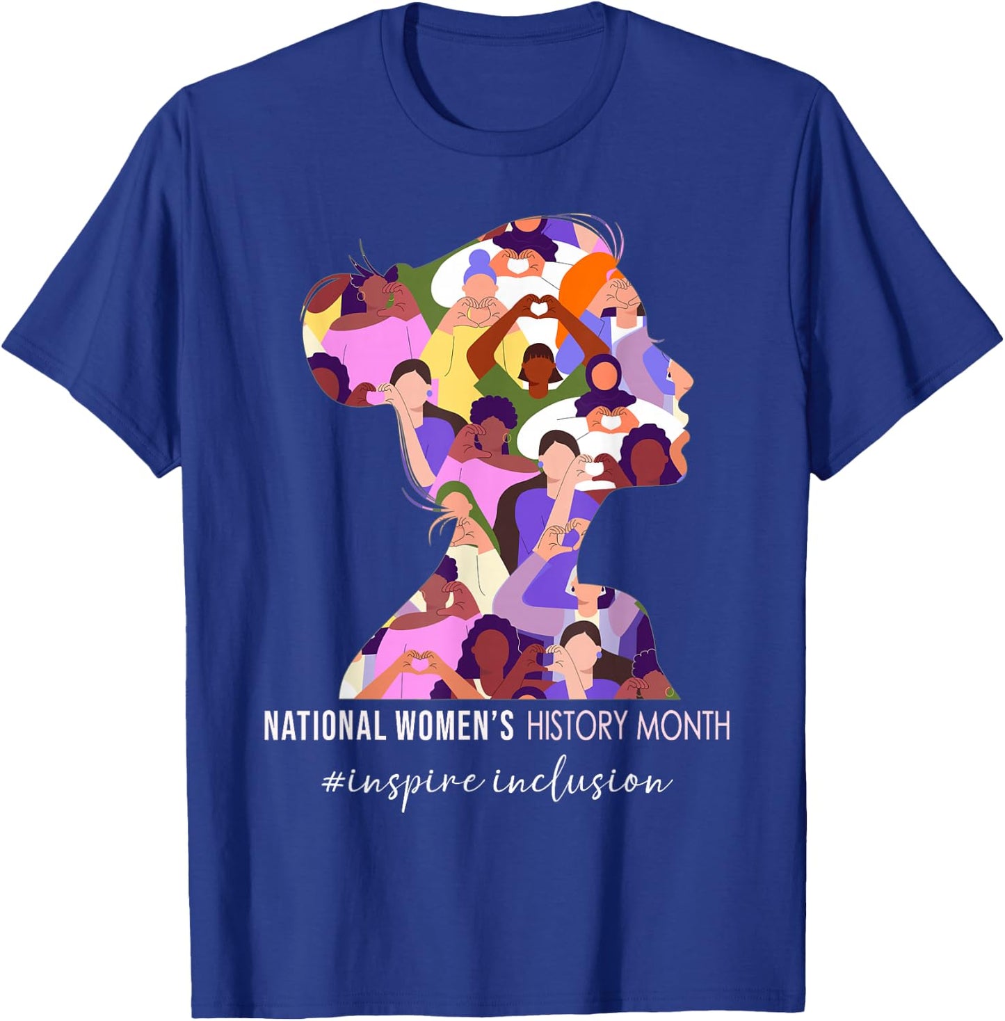 National Women's History Month 2026 T-Shirt - T-Shirt | Royal