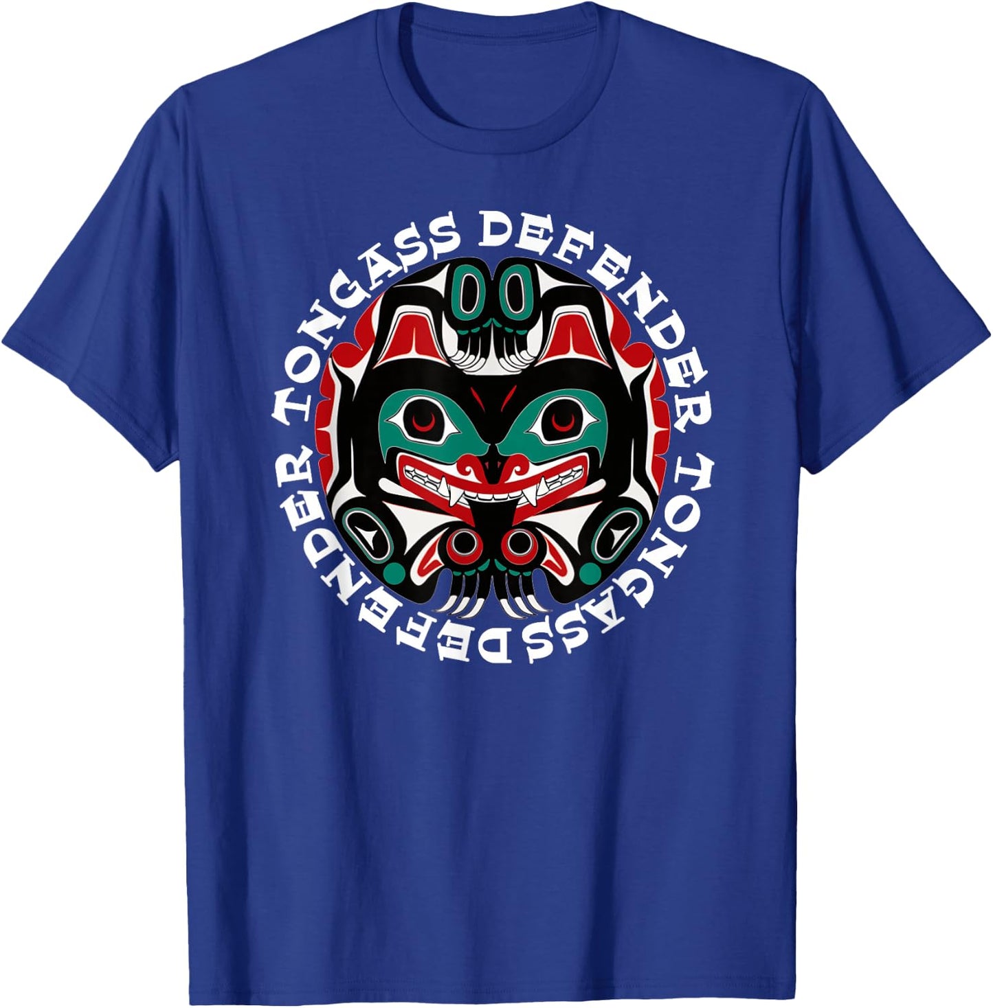 Alaska Tongass National Forest Native American Art Souvenir T-Shirt - T-Shirt | Royal