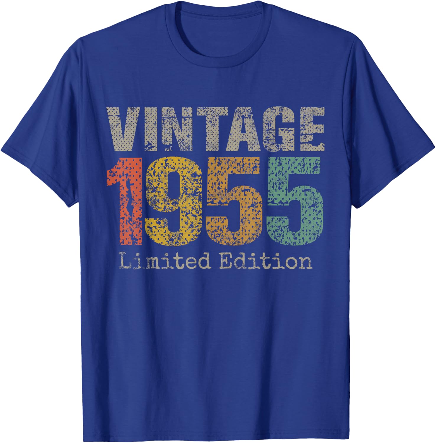 Vintage 1955 Limited Edition 70th Birthday Gifts 70 Year Old T-Shirt - T-Shirt | Royal