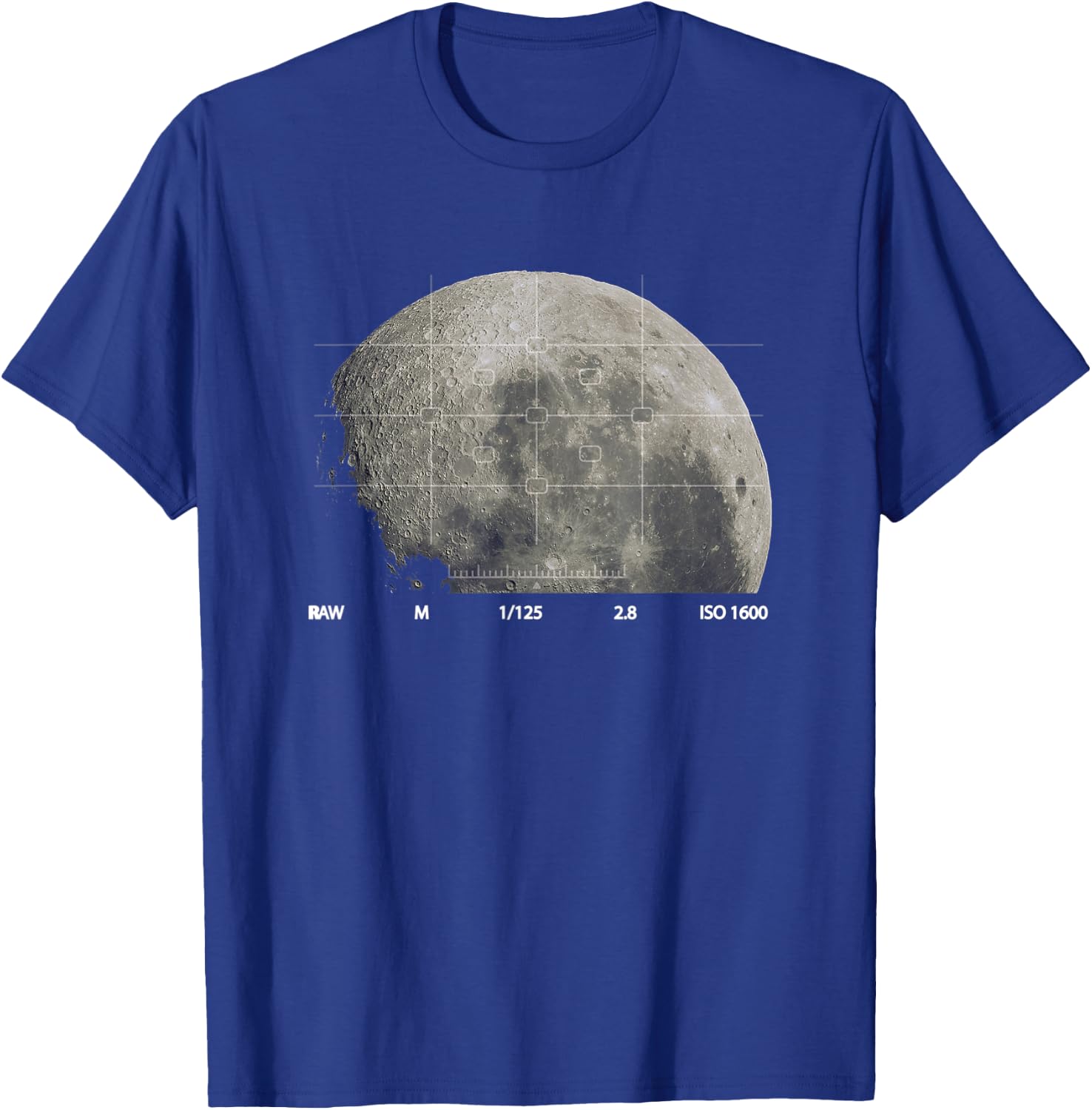 Astronomy Moon Photography Kids Men Women Astrophotography T-Shirt - T-Shirt | Royal
