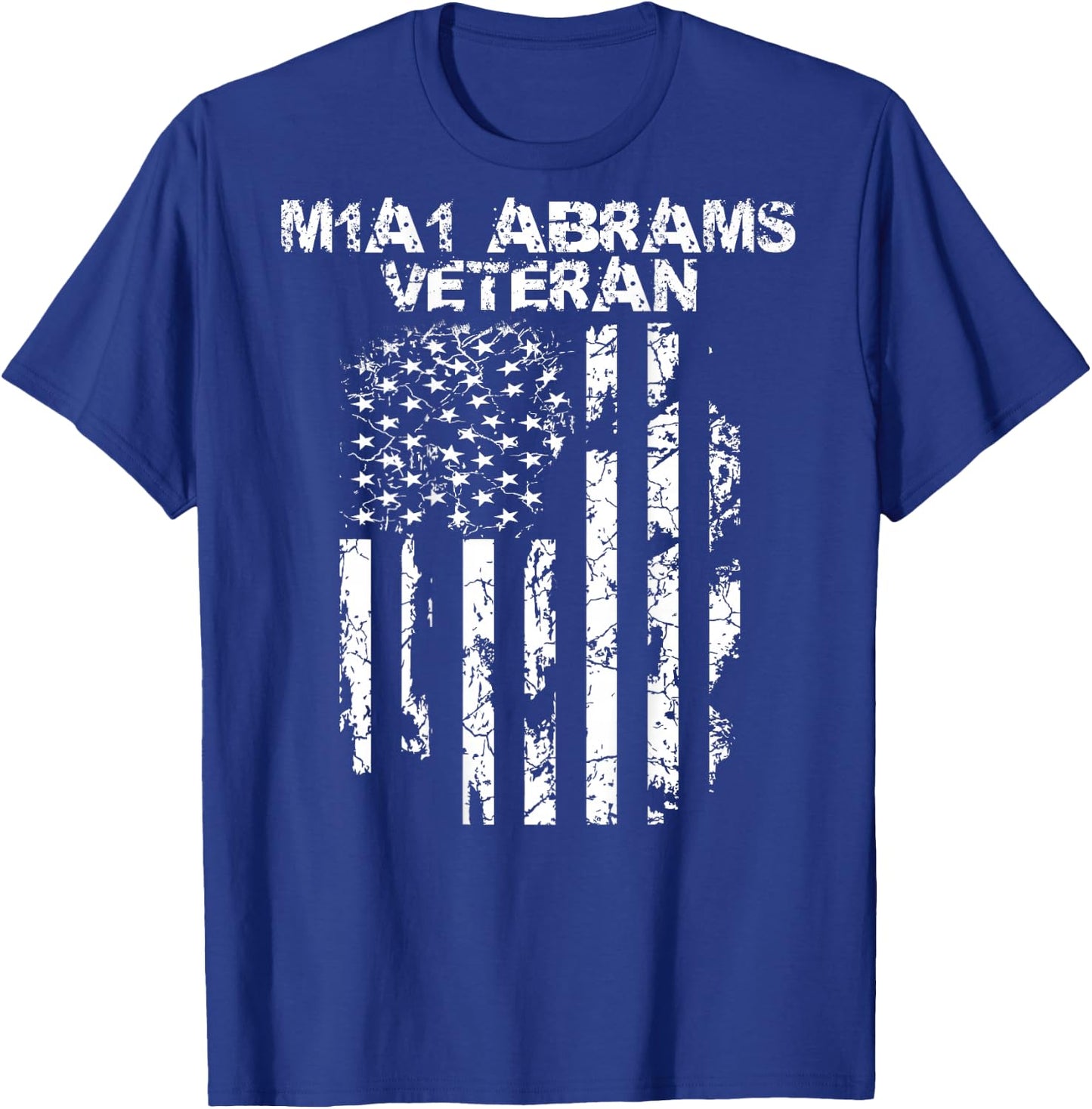 M1A1 Abrams Tank Veteran T-Shirt - T-Shirt | Royal