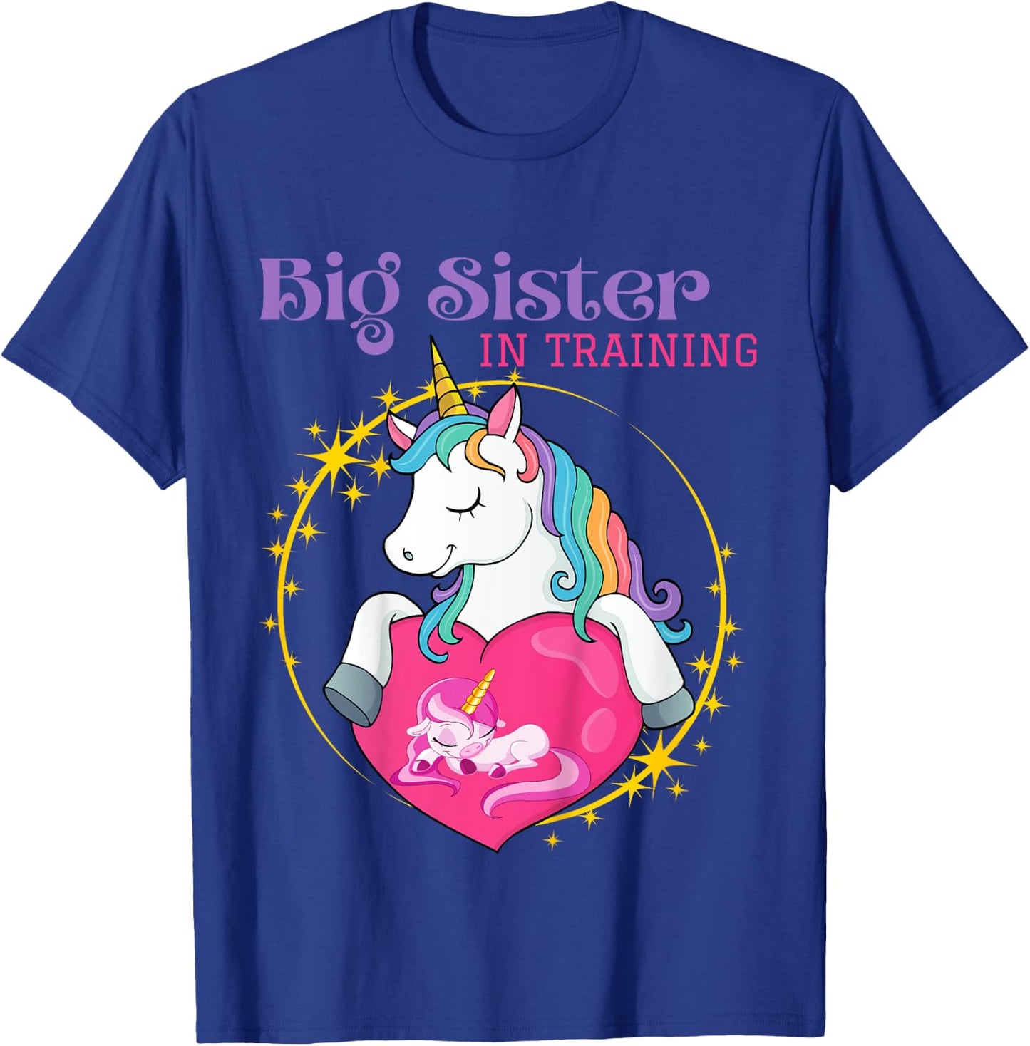 Big Sister in Training T-Shirt - T-Shirt | Royal