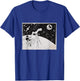 Disney Minnie & Mickey Mouse Telescope Moon Romantic Vintage T-Shirt - T-Shirt | Royal