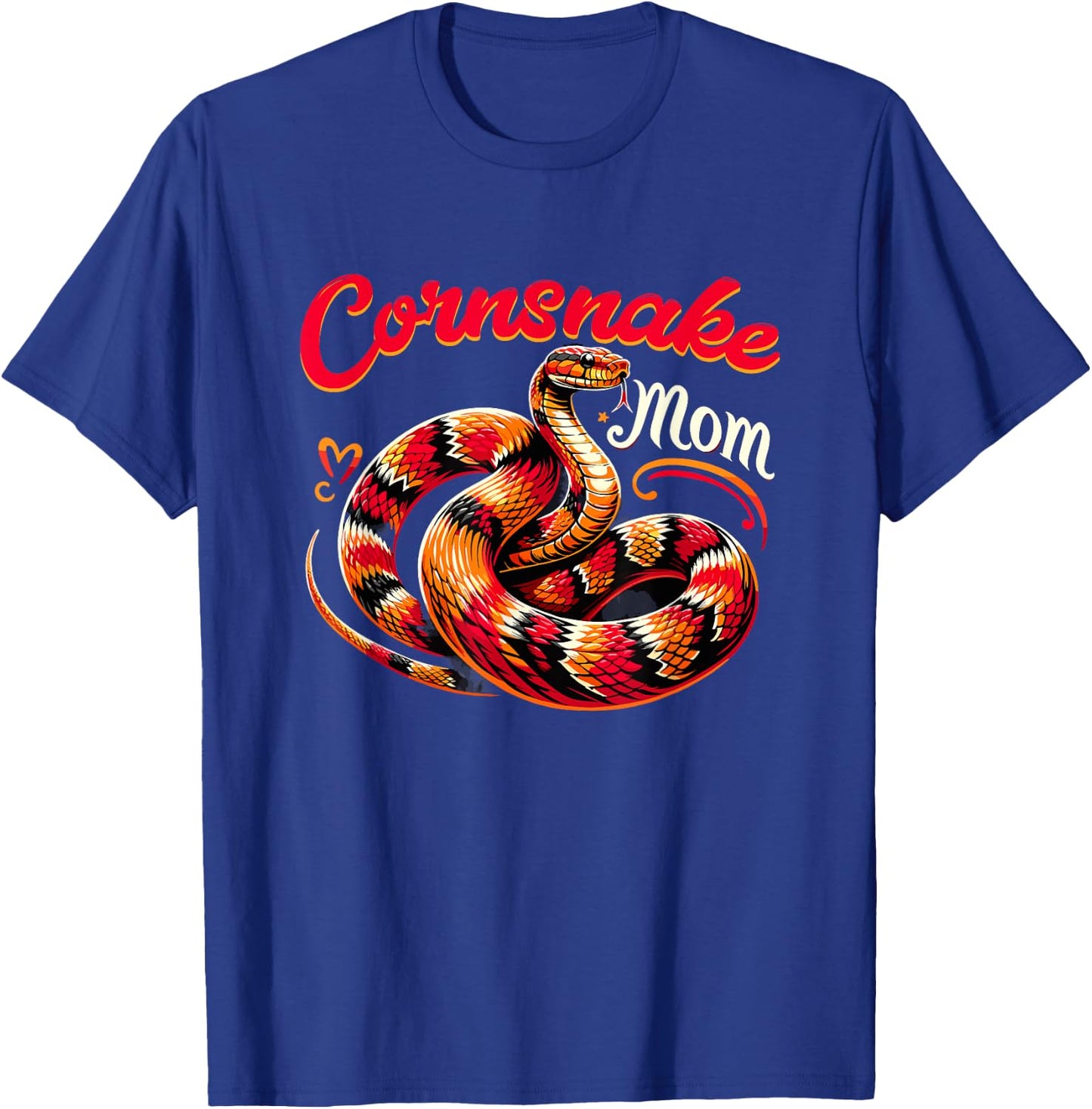 Corn Snake Mom Pet Snake Corn Snake Snake Lover Animal T-Shirt - T-Shirt | Royal
