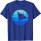 Vintage Stingray Manta Ray Hawaii Ocean Animals Boys Girls T-Shirt - T-Shirt | Royal