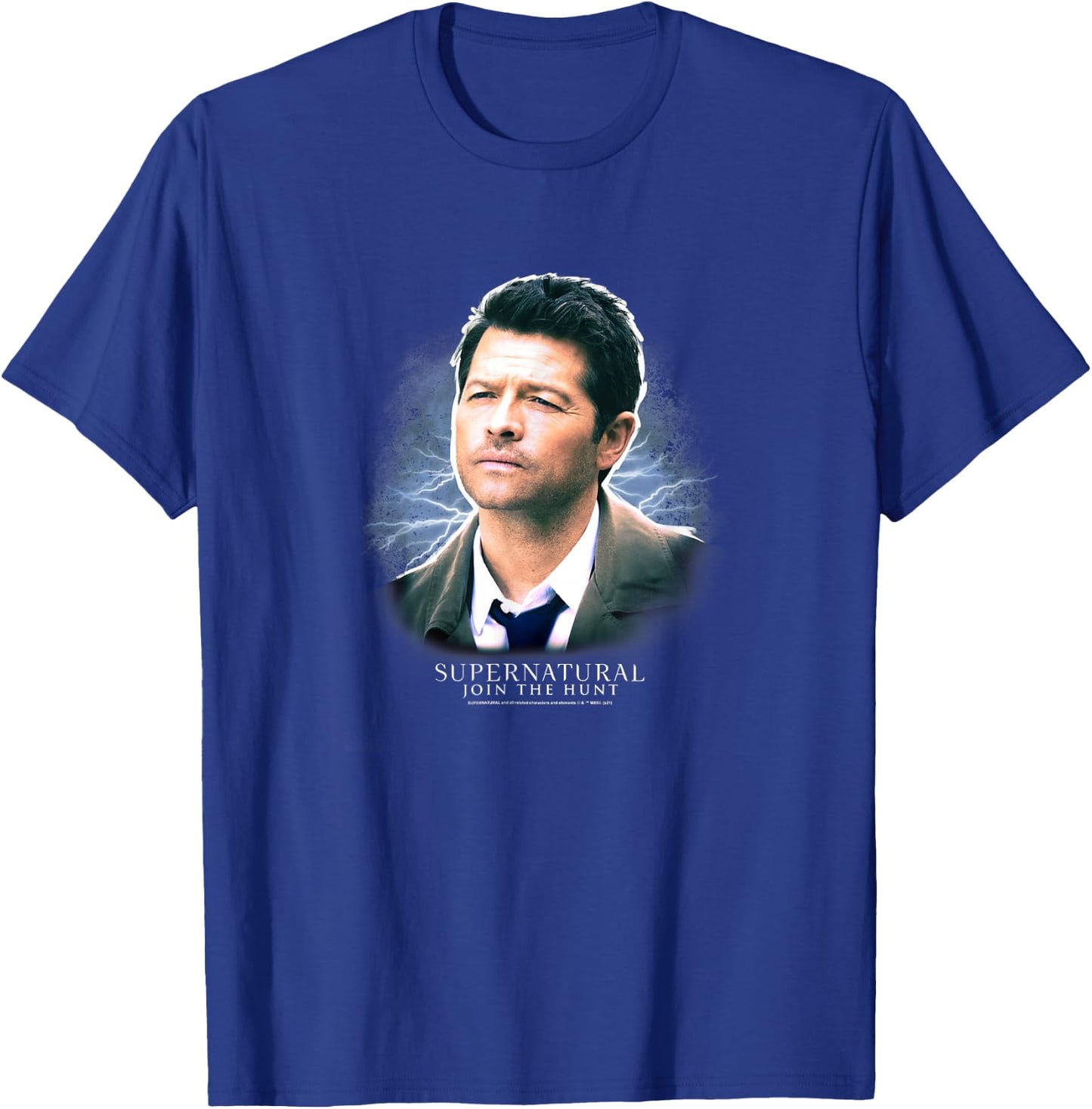 Supernatural Castiel Join The Hunt Vignette T-Shirt - T-Shirt | Royal