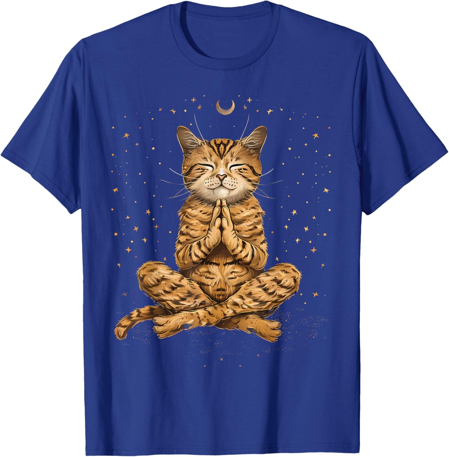 Cat Meditation Zen Buddha Spirituality Hindu Buddhist Women Kids T-Shirt - T-Shirt | Royal
