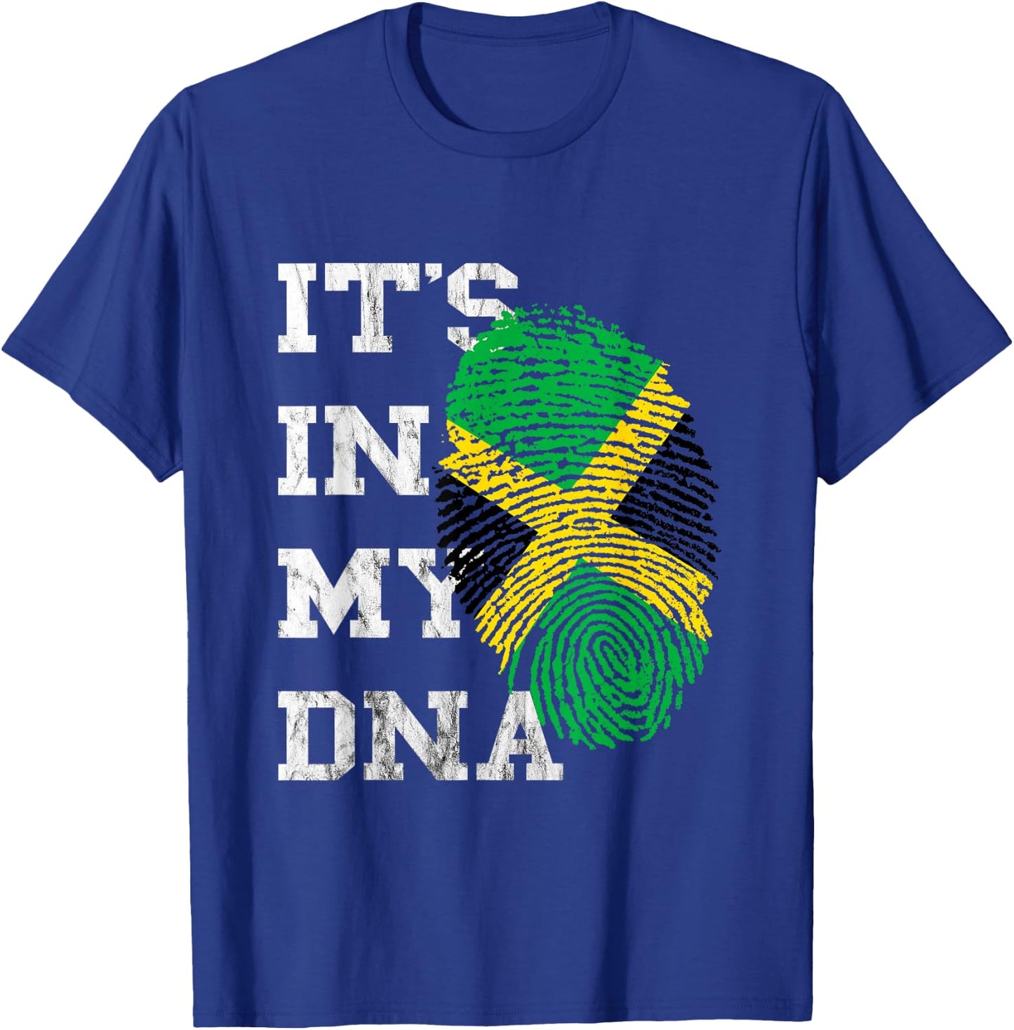 It is in My DNA Jamaica Genetics Jamaican Roots T-Shirt - T-Shirt | Royal