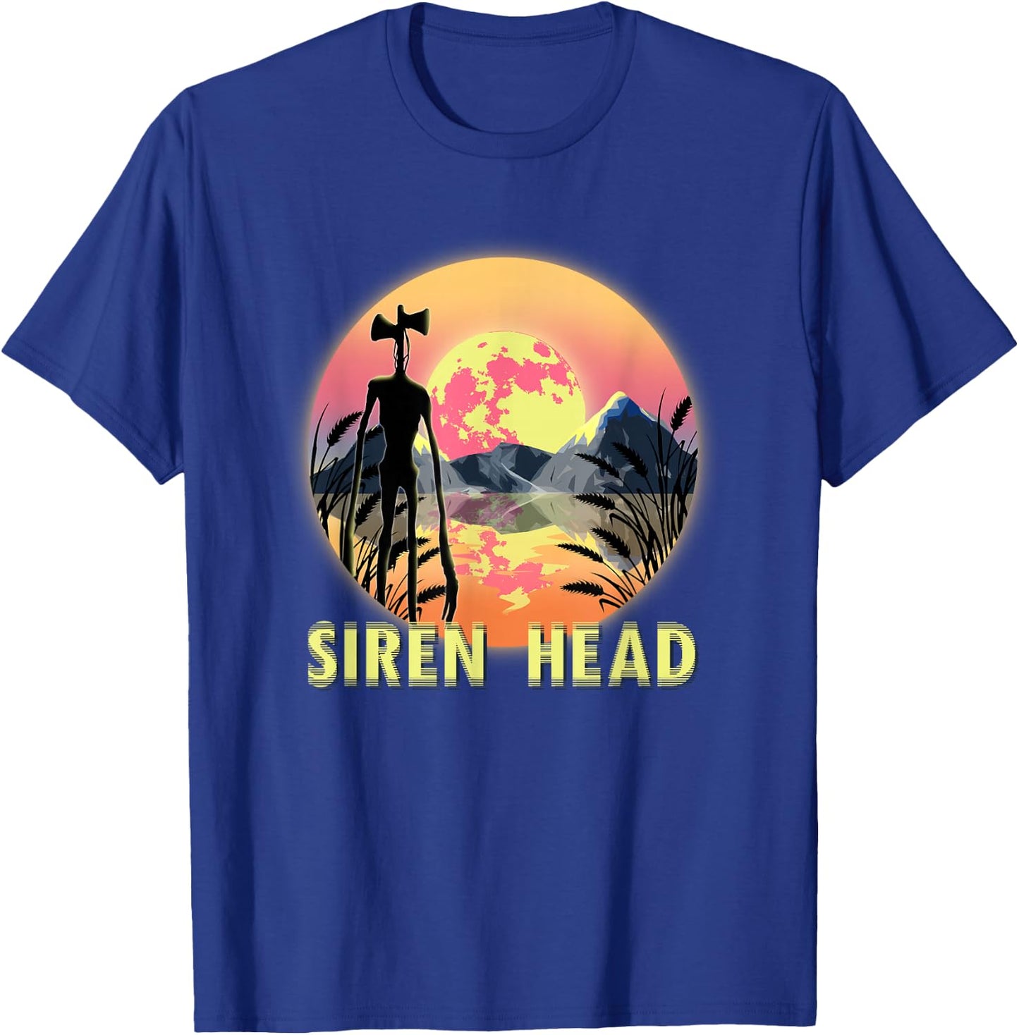 Cryptid Full Moon and Siren Head T-Shirt - T-Shirt | Royal