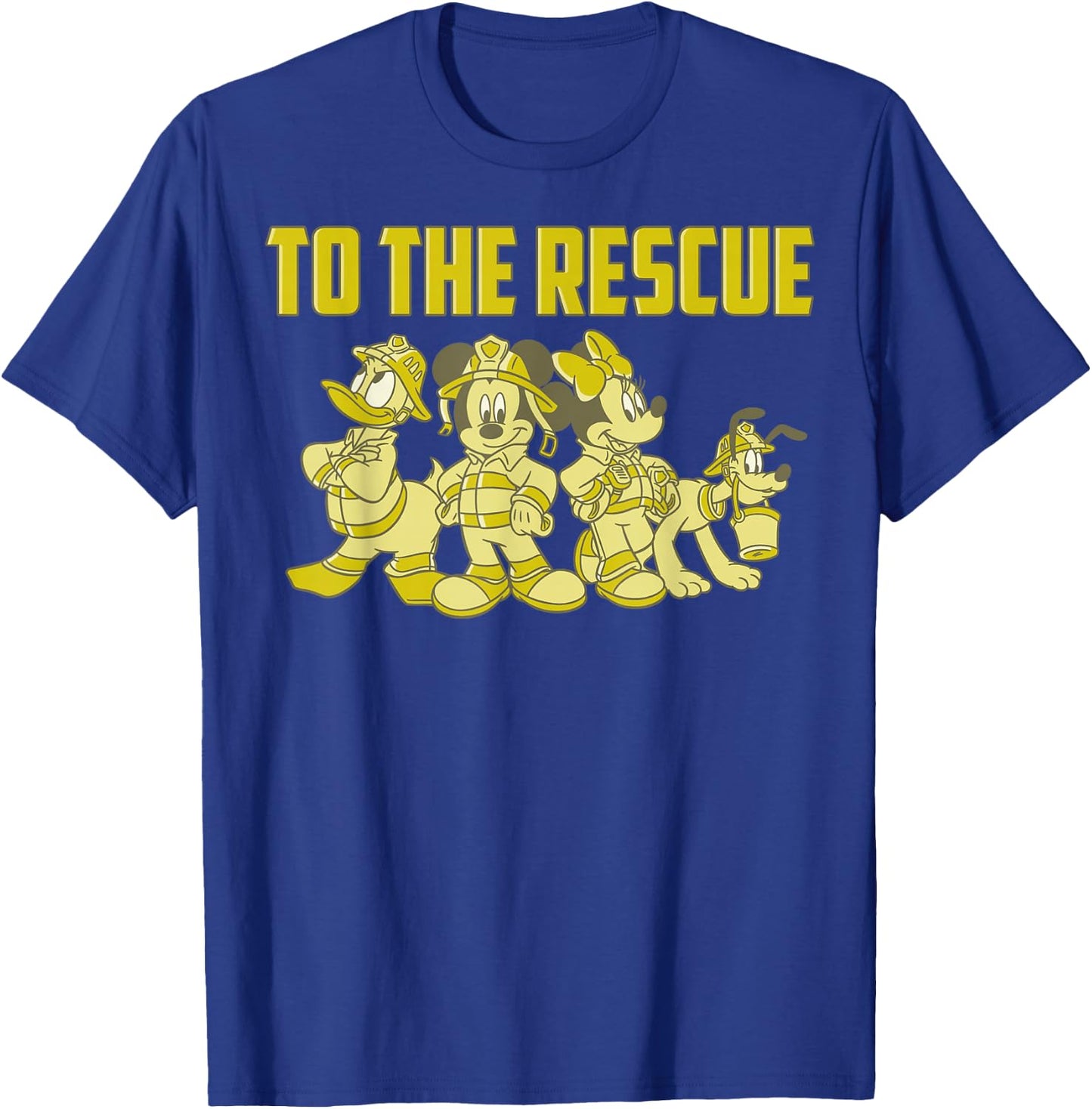 Disney Mickey And Friends Firefighters To The Rescue T-Shirt - T-Shirt | Royal