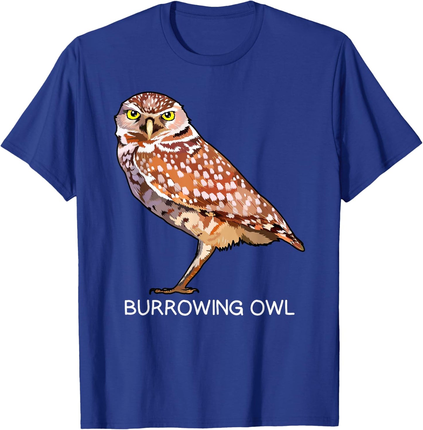 Burrowing Owl Bird Lover T-Shirt - T-Shirt | Royal