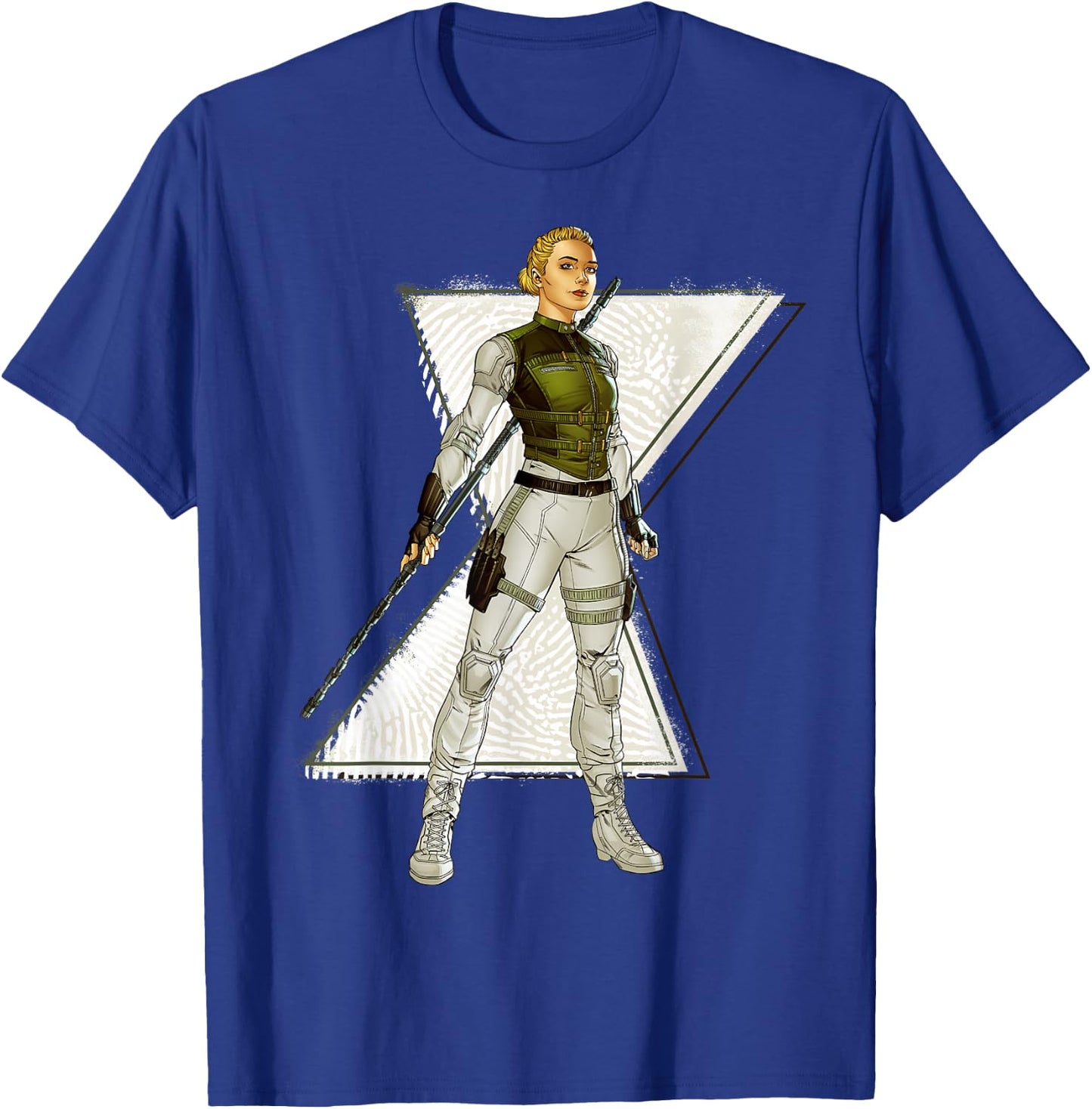 Marvel Black Widow Yelena Belova Comic Style Portrait T-Shirt - T-Shirt | Royal