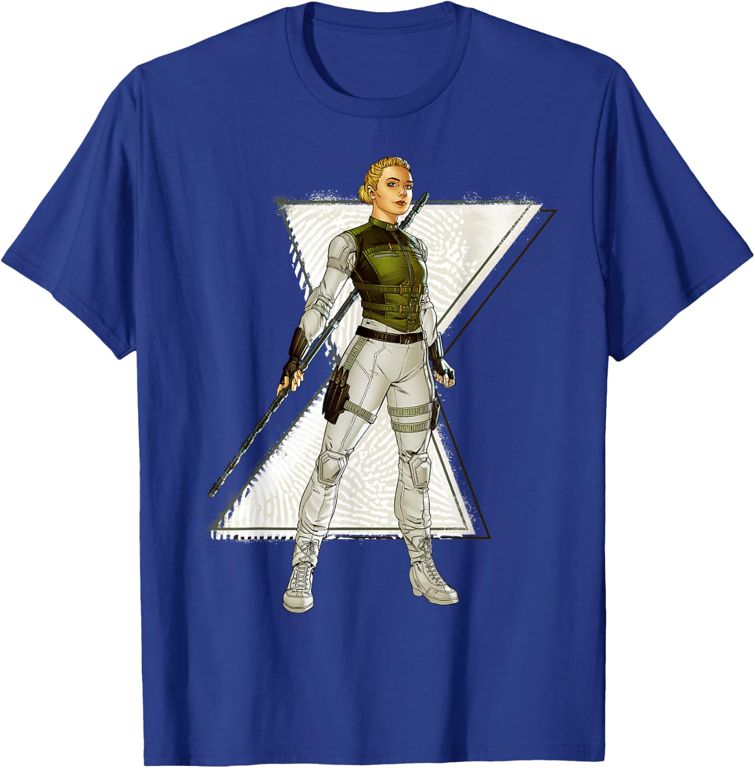 Marvel Black Widow Yelena Belova Comic Style Portrait T-Shirt - T-Shirt | Royal