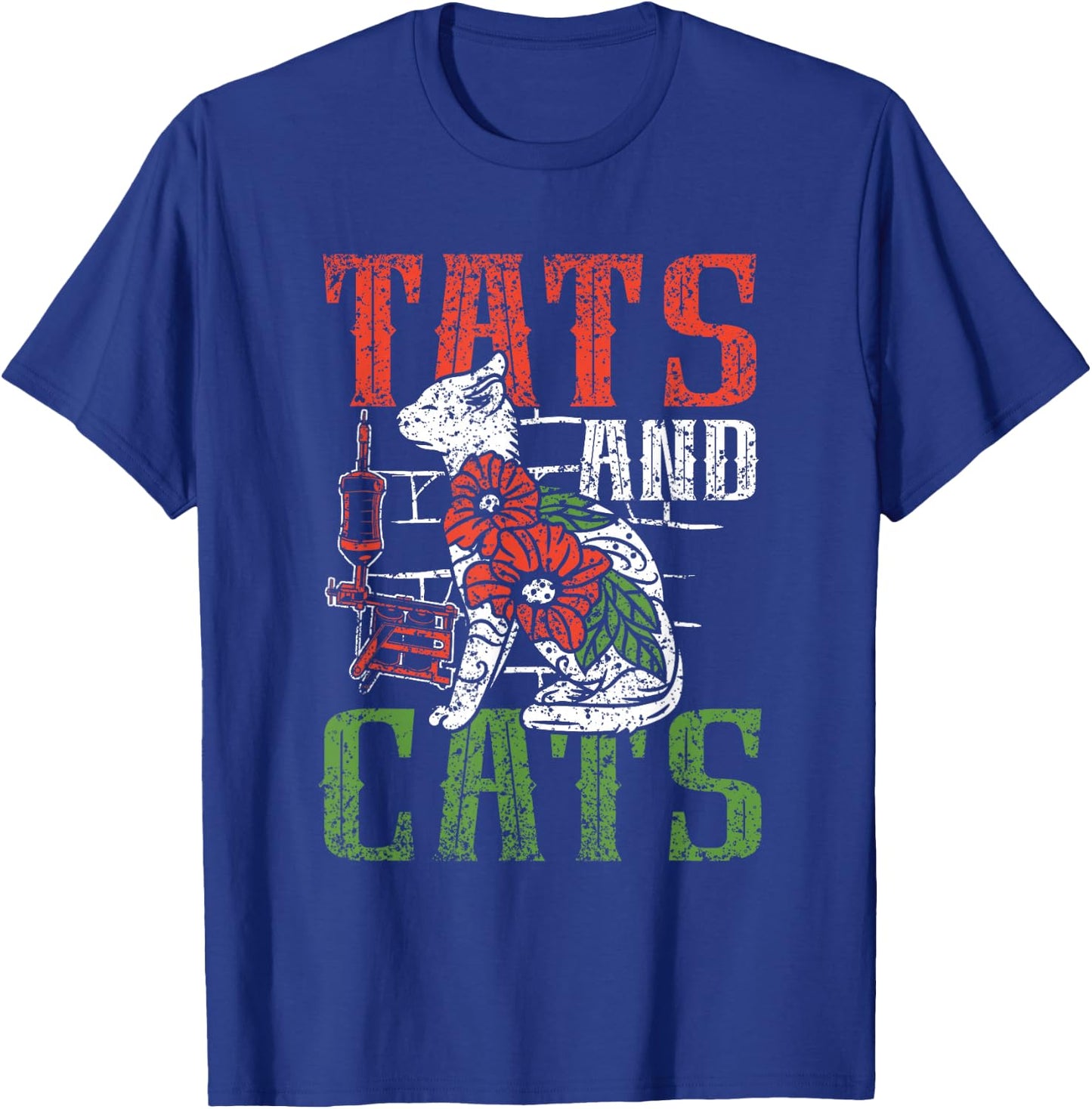 Tats And Cats Tattoo Studio Tattoo Tattoo Artist T-Shirt - T-Shirt | Royal