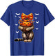Halloween Costume Cosplay Cheetah Bow Tie Carved Pumpkin T-Shirt - T-Shirt | Royal