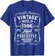 Vintage Made In 1986 Aged Perfectly Premium Original Parts T-Shirt - T-Shirt | Royal