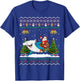Ugly Hammerhead Shark Xmas Gift Santa Riding Shark Christmas T-Shirt - T-Shirt | Royal