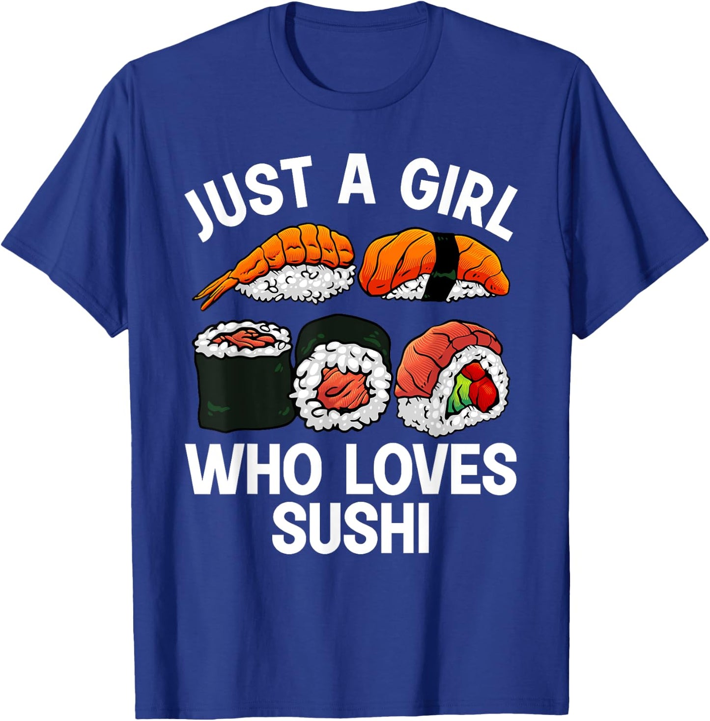 Cool Sushi Teen Girls Sushi Lovers Japanese Food T-Shirt - T-Shirt | Royal