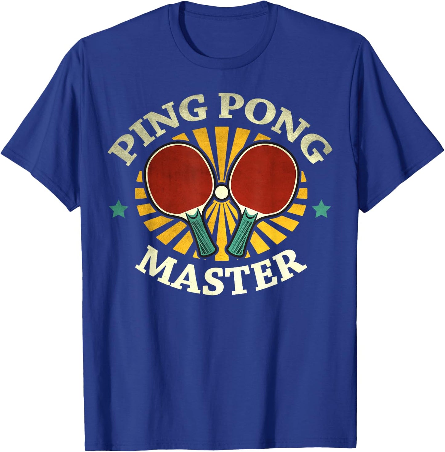Funny Ping Pong Master Gift Table Tennis Player Men Women T-Shirt - T-Shirt | Royal
