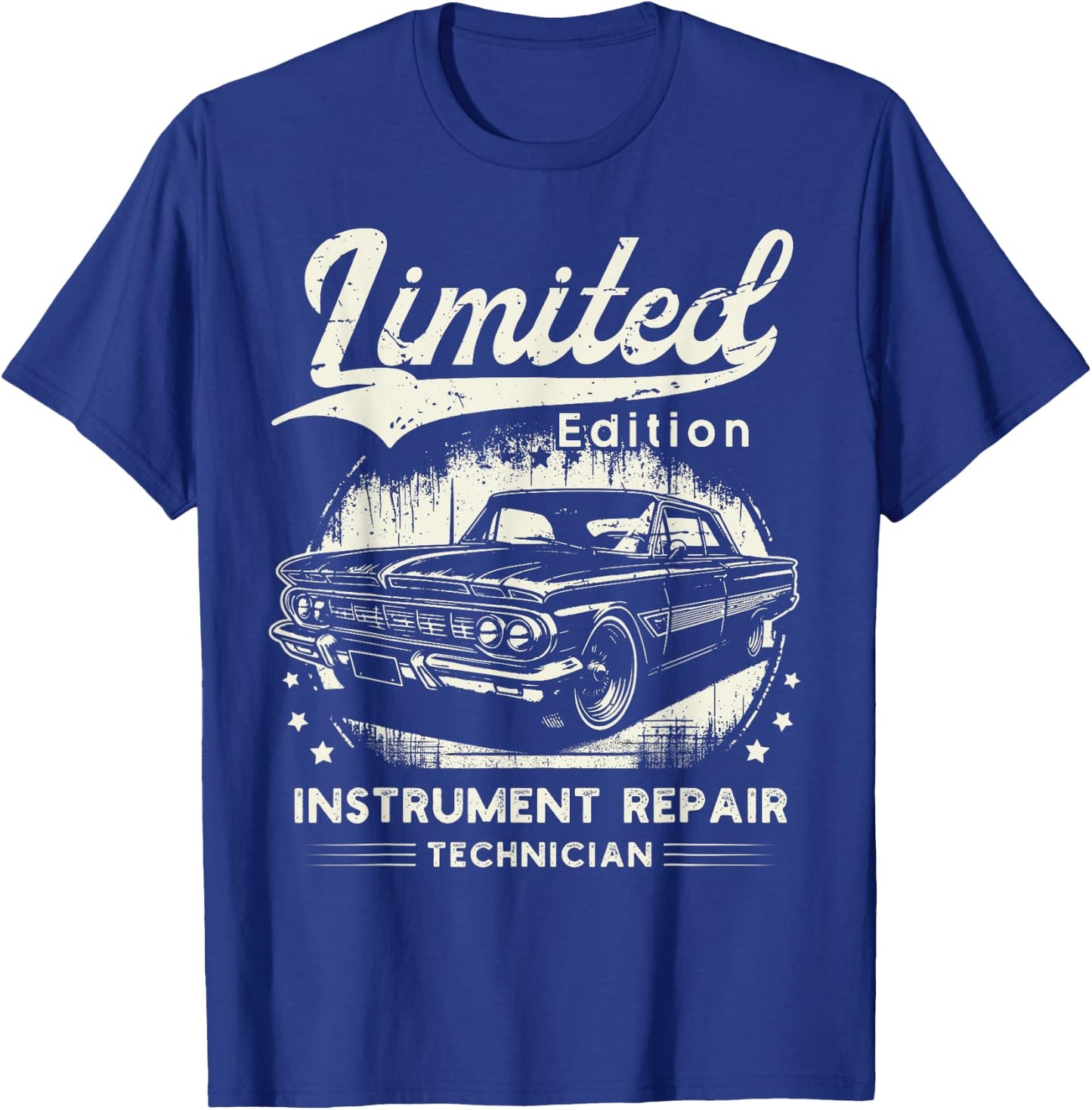 Instrument Repair Technician Job classic Worker Professional T-Shirt - T-Shirt | Royal
