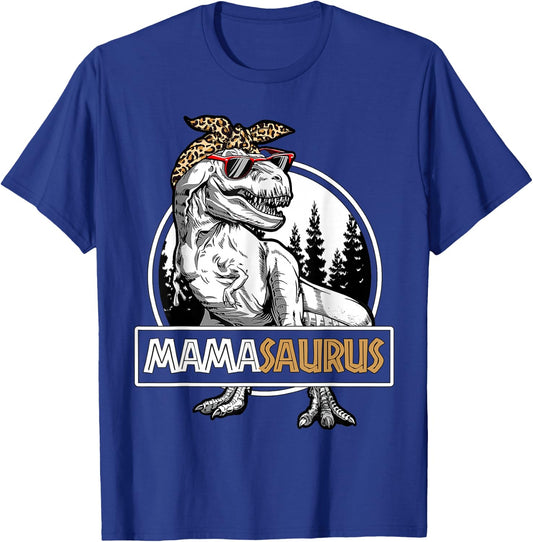 Mamasaurus T Rex Dinosaur Mama Saurus Family Matching Women T-Shirt - T-Shirt | Royal