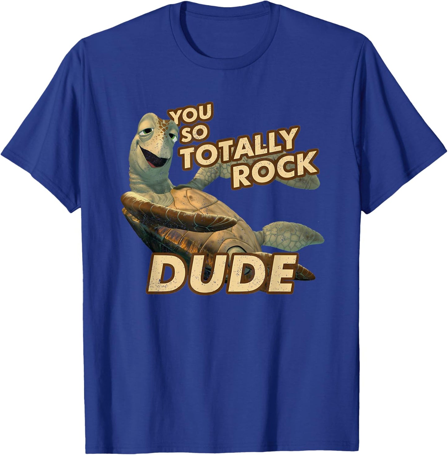 Vintage You So Rock Cute Turtle T-Shirt - T-Shirt | Royal