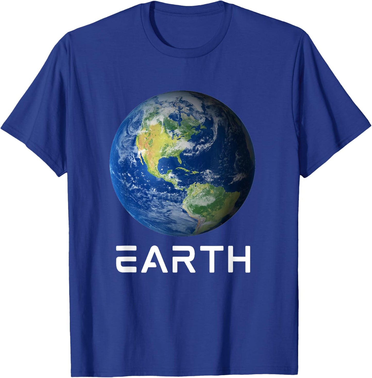 Solar System 3rd Planet Earth Outer Space T-Shirt - T-Shirt | Royal