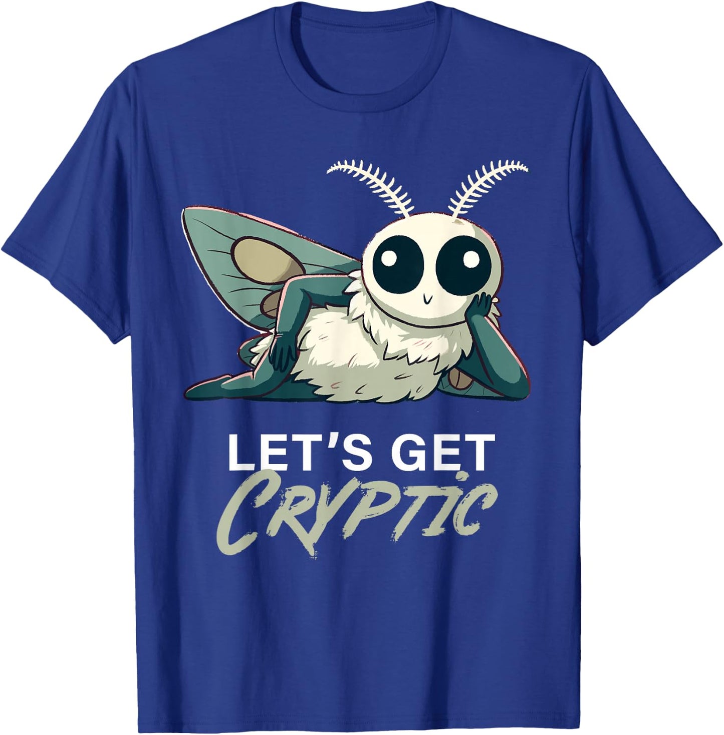 Sexy Mothman Let's get Cryptic Cryptid T-Shirt - T-Shirt | Royal